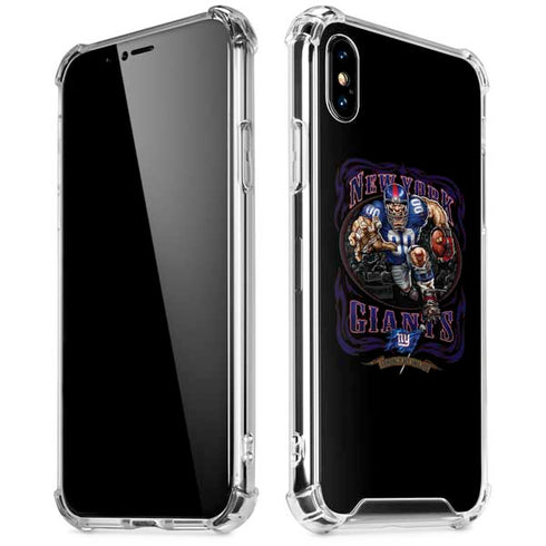Liquid Blue NFL New York Giants Running Back iPhone XS Max Clear Case